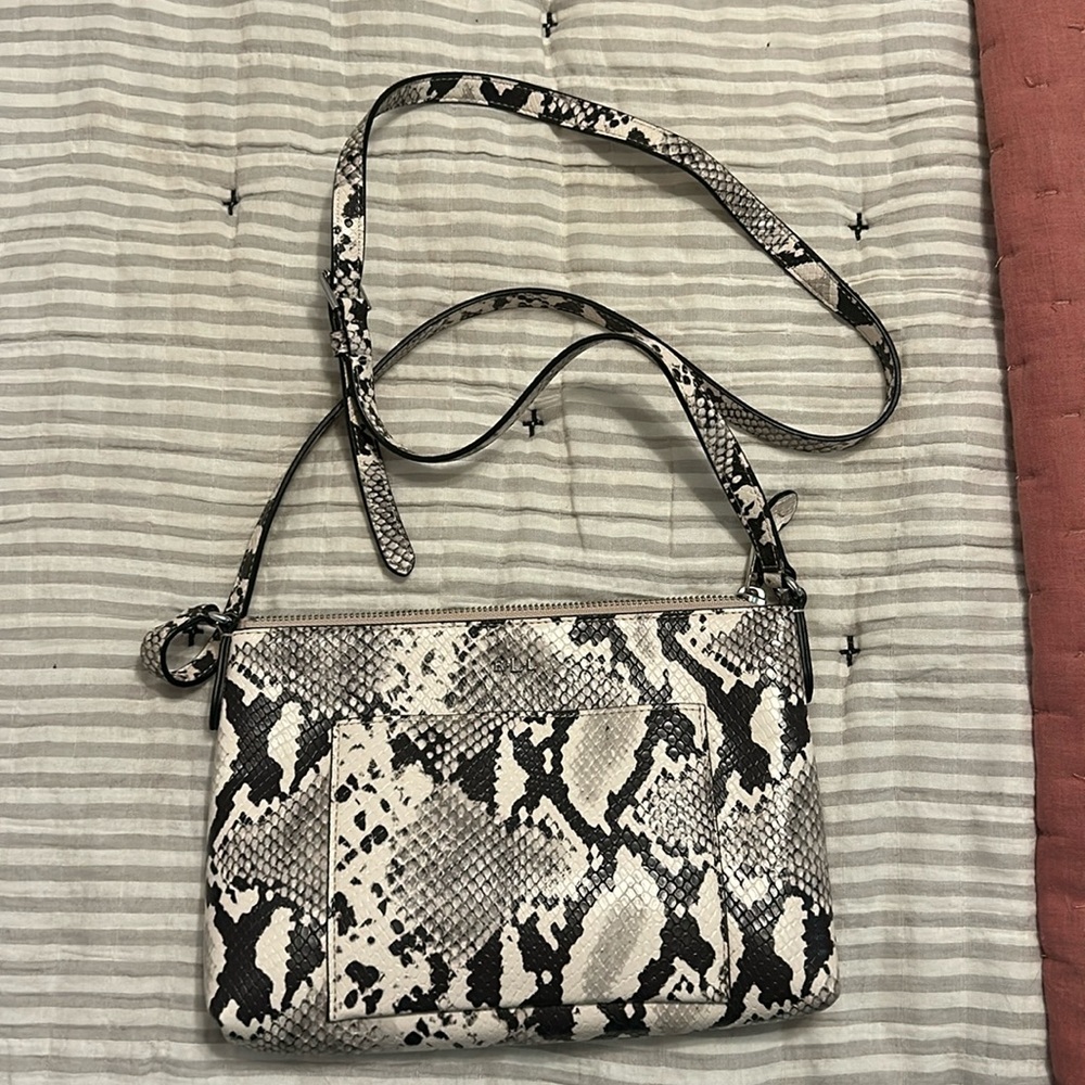 Ralph Lauren snake print purse
